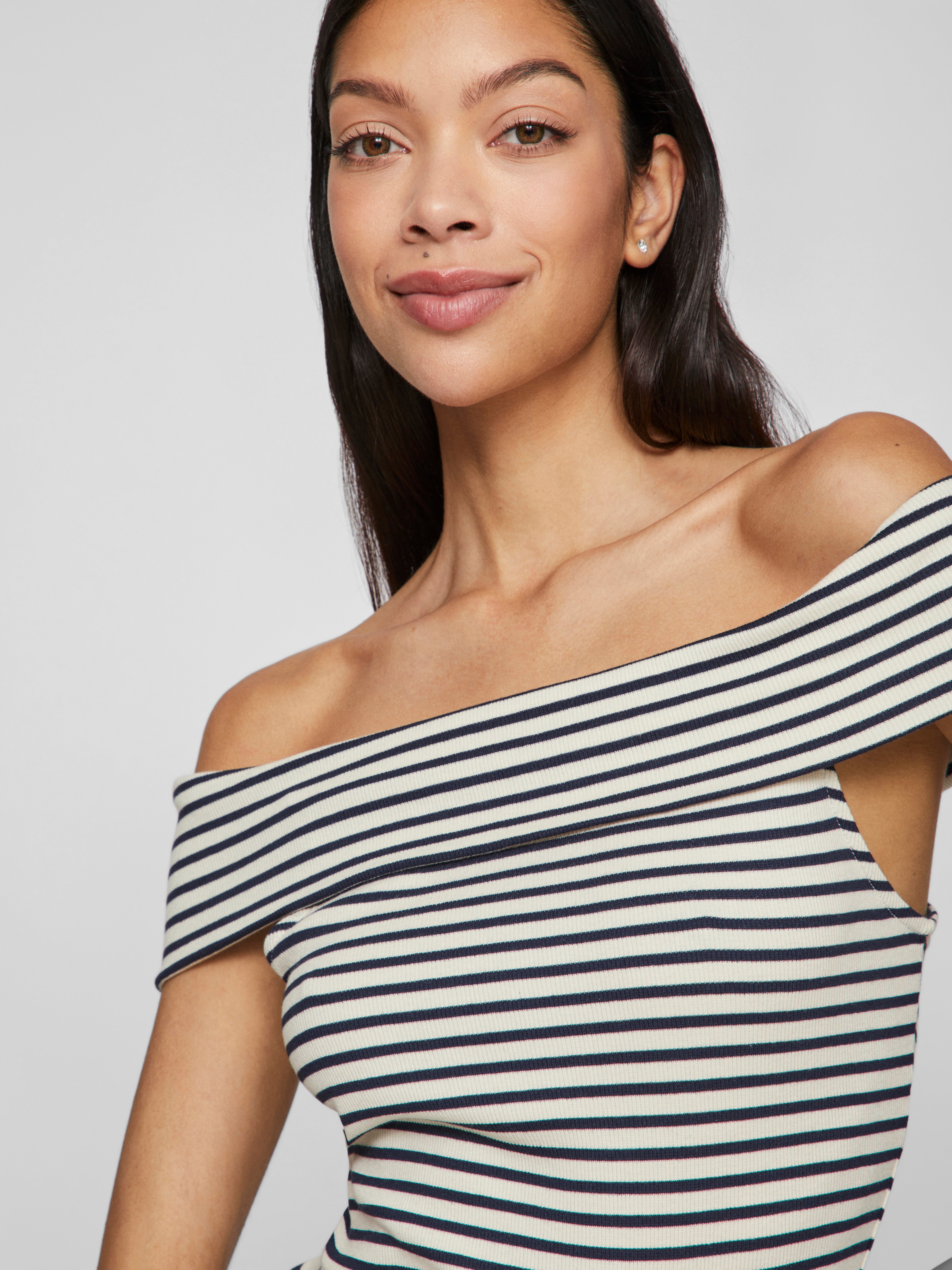 Visalja off-shoulder top - Cloud Dancer